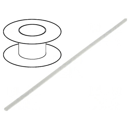 Manșon electroizolant din fibră de sticlă pentru temperaturi de -40 până la 180°C, diametru interior 1mm | Electronic-mag.ro | Componente Electronice