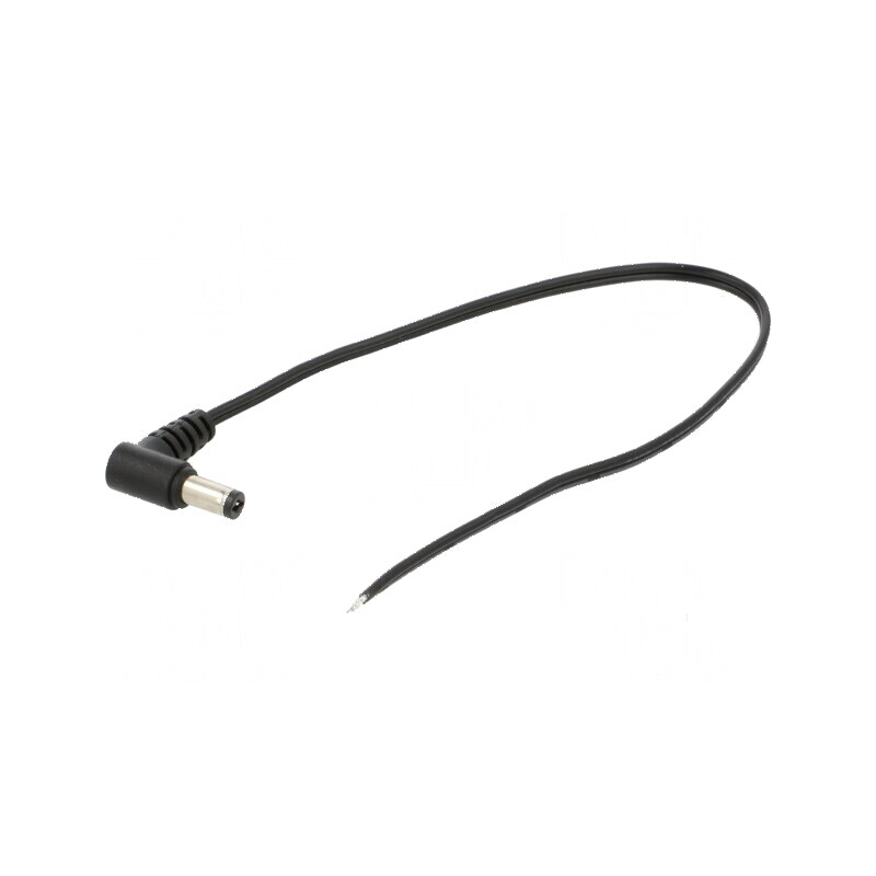 Cablu DC 2x0,5mm² cu mufă în unghi 5,5/2,1mm, negru și gri | Electronic-mag.ro | Componente Electronice Cablu DC 2x0,5mm² cu mufă în unghi 5,5/2,1mm, negru și gri | Electronic-mag.ro | Componente Electronice