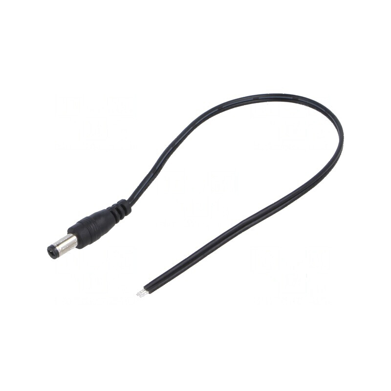 Cablu DC 2x0,5mm² cu mufă dreptunghiulară 5,5/2,1 - Negru și Gri | Electronic-mag.ro | Componente Electronice Cablu DC 2x0,5mm² cu mufă dreptunghiulară 5,5/2,1 - Negru și Gri | Electronic-mag.ro | Componente Electronice