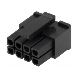 Conector cablu-placă mufă mamă MF30 3mm PIN 8 fără contacte - Componentă electronică de conectare | Electronic-mag.ro | Componente Electronice