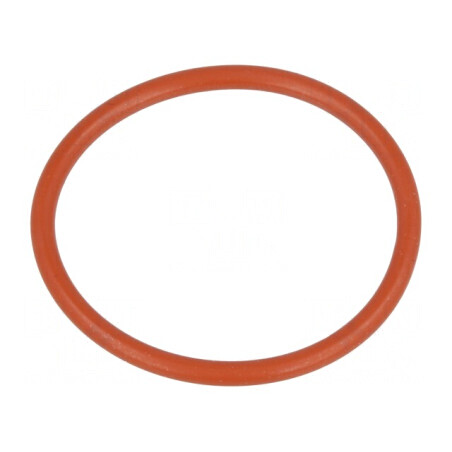 Garnitură O-ring VMQ 2mm grosime, 26mm diametru interior, PG21, roșie, rezistență temperatură -60 până la 250°C | Electronic-mag.ro | Componente Electronice