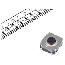 Microîntrerupător TACT SPST-NO 0,05A 32VDC SMT Pozitie 2 Fara 3N | Electronic-mag.ro | Componente Electronice