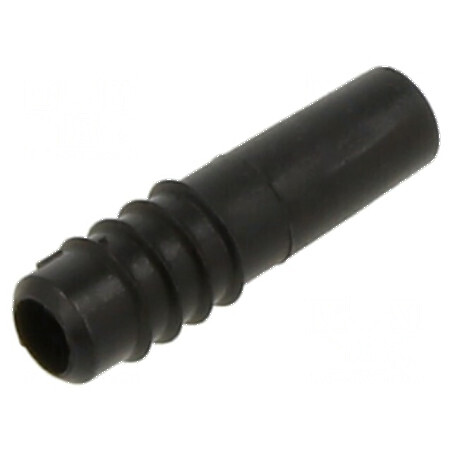 Accesorii de protecție pentru mufă neagră - Lungime totală 12mm | Electronic-mag.ro | Componente Electronice
