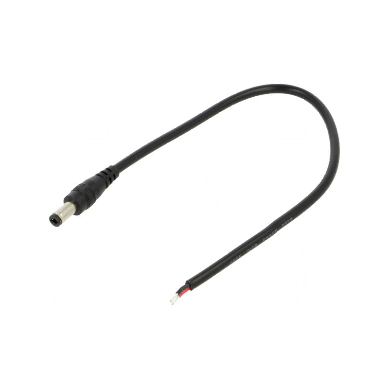 Cablu DC 5,5/2,5mm cu mufe drepte, 2x0,5mm², lungime 0,25m, temperatura operare -20 până la 80°C, negru | Electronic-mag.ro | Componente Electronice Cablu DC 5,5/2,5mm cu mufe drepte, 2x0,5mm², lungime 0,25m, temperatura operare -20 până la 80°C, negru | Electronic-mag.ro | Componente Electronice