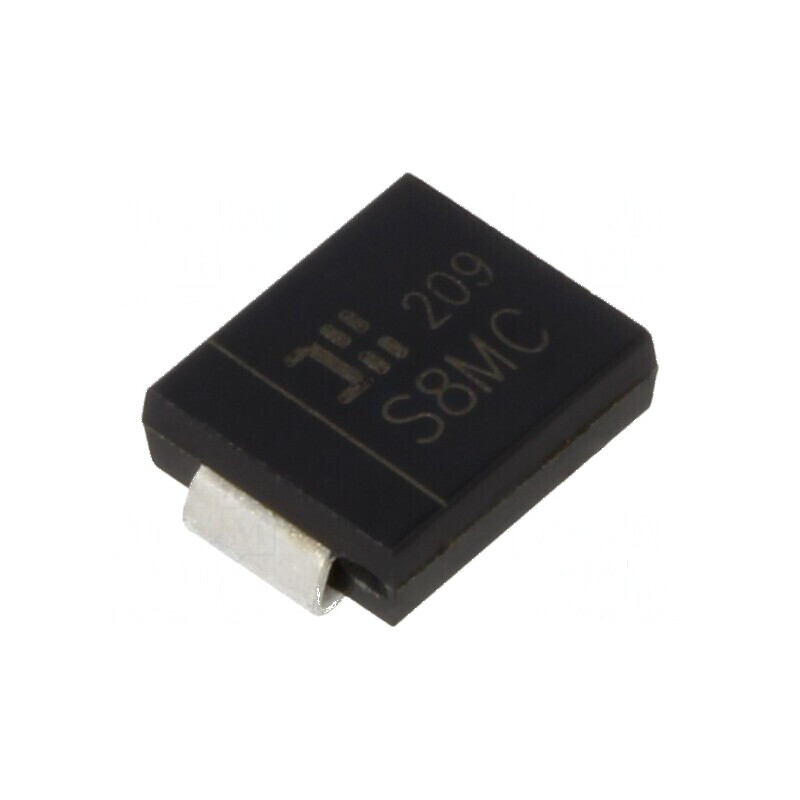Diodă Redresoare SMD 1kV 8A SMC - Ufmax 0,985V, Ifsm 200A - Componentă Electronică Profesională | Electronic-mag.ro | Componente Electronice Diodă Redresoare SMD 1kV 8A SMC - Ufmax 0,985V, Ifsm 200A - Componentă Electronică Profesională | Electronic-mag.ro | Componente Electronice