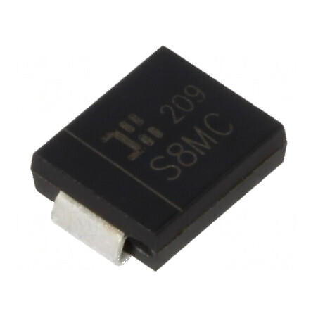 Diodă Redresoare SMD 1kV 8A SMC - Ufmax 0,985V, Ifsm 200A - Componentă Electronică Profesională | Electronic-mag.ro | Componente Electronice