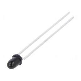 Fotodiodă IR PIN 3mm THT - Sensibilitate 900nm, Interval 730÷1100nm, Unghi de 17°, 0,05nA, Putere Max 150mW | Electronic-mag.ro | Componente Electronice