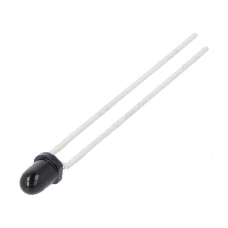 Fotodiodă IR PIN 3mm THT - Sensibilitate 900nm, Interval 730÷1100nm, Unghi de 17°, 0,05nA, Putere Max 150mW | Electronic-mag.ro | Componente Electronice