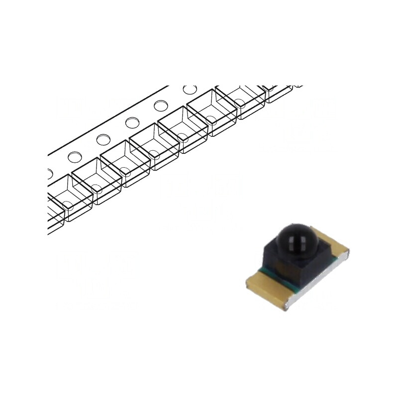 Emițător IR 850nm Negru SMD 15° - Dimensiuni 3,3x1,7x1,95mm, Curent 50mA | Electronic-mag.ro | Componente Electronice Emițător IR 850nm Negru SMD 15° - Dimensiuni 3,3x1,7x1,95mm, Curent 50mA | Electronic-mag.ro | Componente Electronice