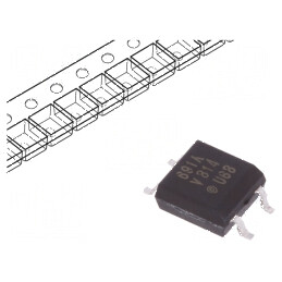 Optocuplor SMD cu 1 Ieșire, Tranzistori, Izolație de 3,75kV, Tensiune de Colectare de 70V | Electronic-mag.ro | Componente Electronice