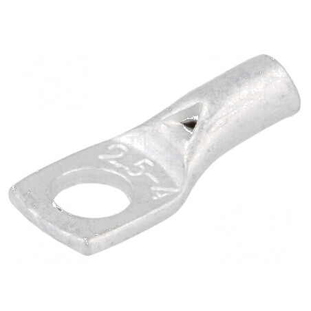 Vârf inelar tubular M4 2,5mm² cu cablu cositorit, crimpat profesional | Electronic-mag.ro | Componente Electronice