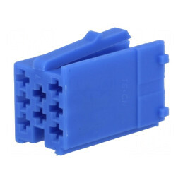 Carcasă profesională albastră pentru conector mini ISO cu 8 pini | Electronic-mag.ro | Componente Electronice