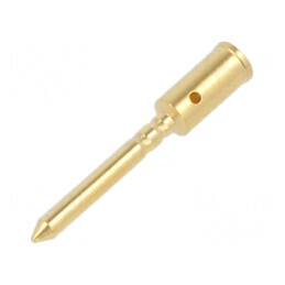 Conectori M12 Power - Pin tată aurit 0,75÷1,5mm² crimpat pentru conexiuni electrice | Electronic-mag.ro | Componente Electronice