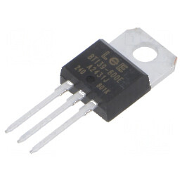 Triac 600V 16A TO220AB - Controler de Putere Igt 10mA Ufmax 1,6V pentru Aplicații Industriale | Electronic-mag.ro | Componente Electronice