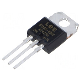 Triac 600V 8A TO220AB - Semiconductori de Putere Igt 25mA Ufmax 1,55V | Electronic-mag.ro | Componente Electronice