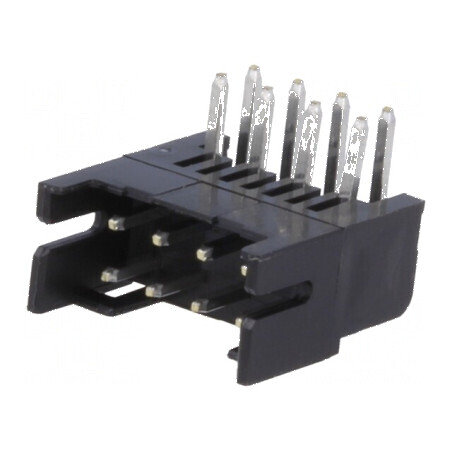 Conector PCB-cablu/PCB soclu tată PIN 8 DF11 2mm THT - Componentă electronică de înaltă calitate | Electronic-mag.ro | Componente Electronice