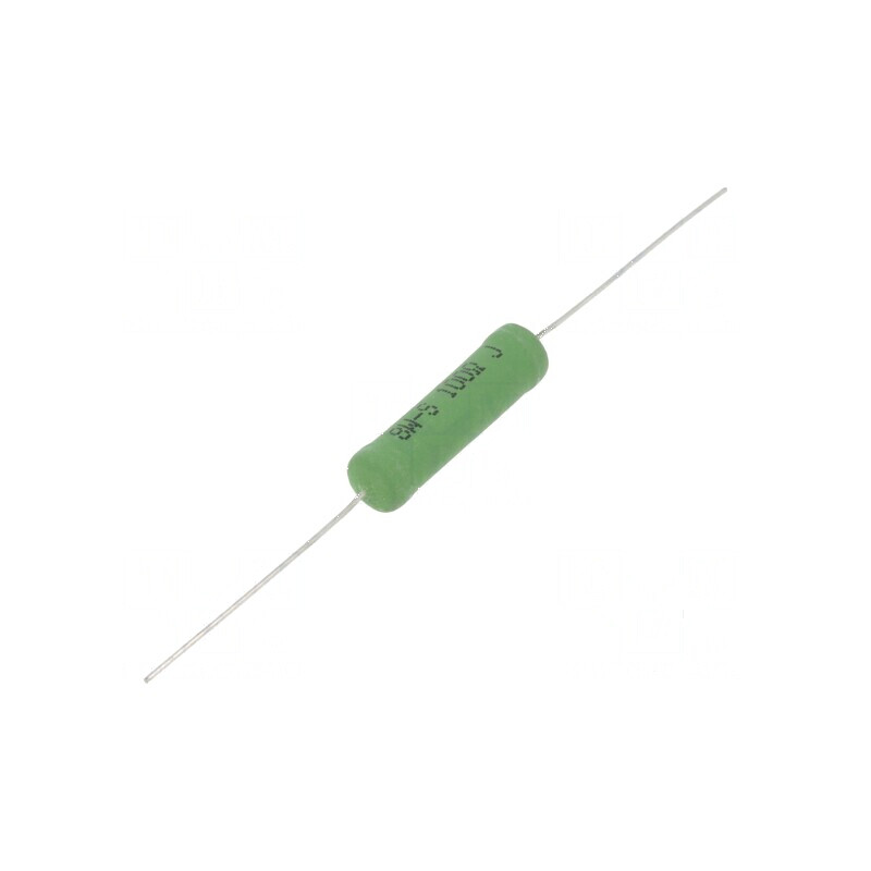 Rezistor bobinat THT 100Ω 8W ±5% Ø8,5x30mm 300ppm/°C axial pentru aplicații electronice profesionale | Electronic-mag.ro | Componente Electronice Rezistor bobinat THT 100Ω 8W ±5% Ø8,5x30mm 300ppm/°C axial pentru aplicații electronice profesionale | Electronic-mag.ro | Componente Electronice