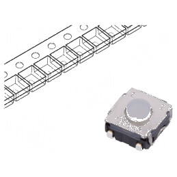 Microîntrerupător TACT SPST-NO 0,05A/32VDC SMT - Pozitie 2, Fără 2N | Electronic-mag.ro | Componente Electronice