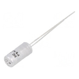 Condensator Electrolitic THT 10µF 63VDC Ø5x11mm ±20% - Componentă Electronică de Înaltă Calitate | Electronic-mag.ro | Componente Electronice