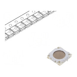 Microîntrerupător TACT SPST 0,02A 15VDC SMD cu Rezistență Maximă de 50mΩ - Pozitie 2 | Electronic-mag.ro | Componente Electronice