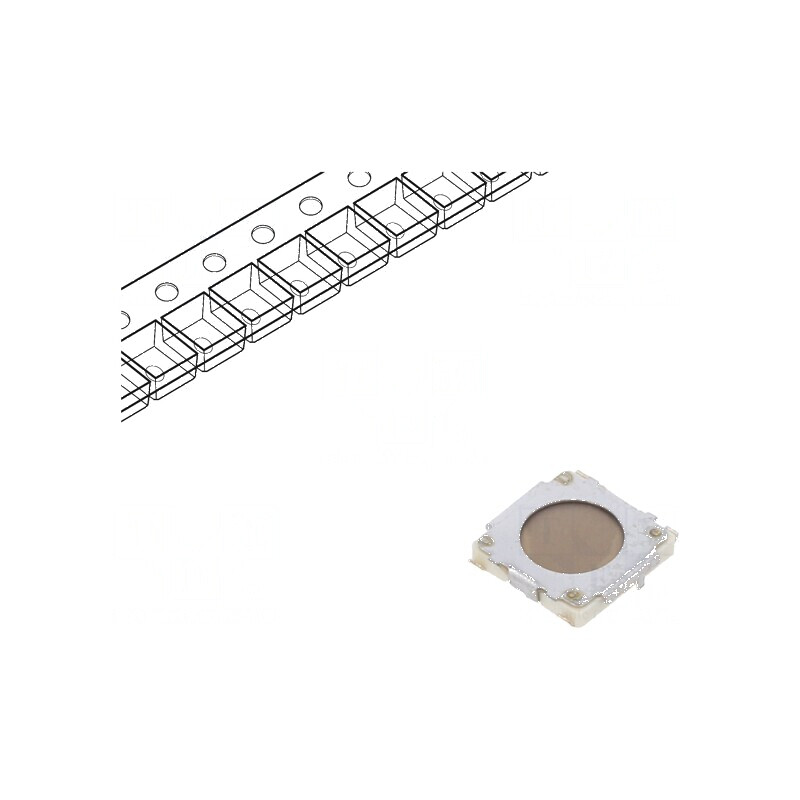 Microîntrerupător TACT SPST 0,02A 15VDC SMD cu Rezistență Maximă de 50mΩ - Pozitie 2 | Electronic-mag.ro | Componente Electronice Microîntrerupător TACT SPST 0,02A 15VDC SMD cu Rezistență Maximă de 50mΩ - Pozitie 2 | Electronic-mag.ro | Componente Electronice