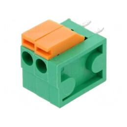 Regletă de Conexiuni pentru PCB Drept 3,81mm cu 2 Piste - Soluție Profesională de Îmbinare | Electronic-mag.ro | Componente Electronice