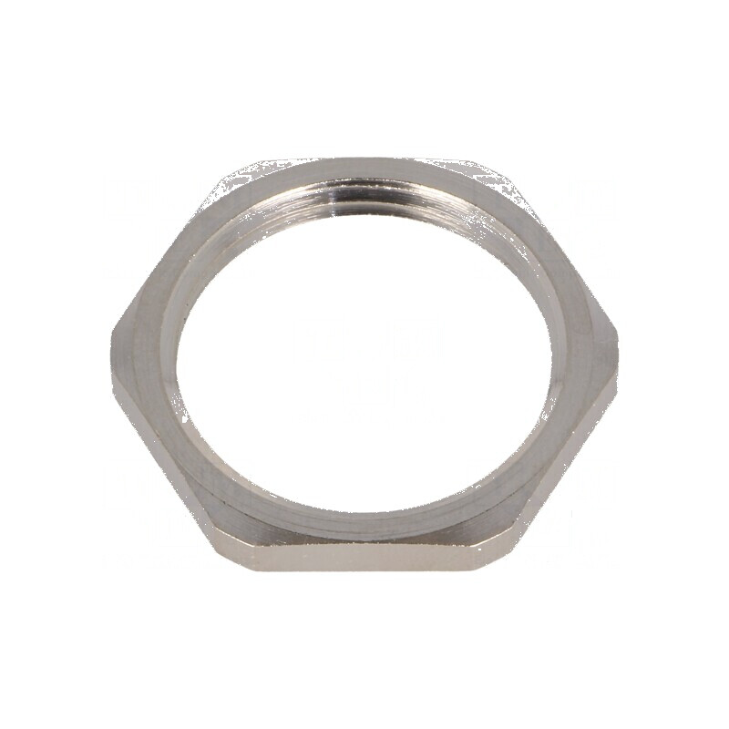 Piuliță M25 din Alamă Nichelată - Grosime 3,5mm, Cheie 29mm, Filet Metric | Electronic-mag.ro | Componente Electronice Piuliță M25 din Alamă Nichelată - Grosime 3,5mm, Cheie 29mm, Filet Metric | Electronic-mag.ro | Componente Electronice
