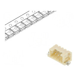 Conector cablu-cablu/PCB soclu tată PIN 4 DF3 Pas 2mm SMT - Componentă electronică de înaltă calitate pentru montaj pe supr | Electronic-mag.ro | Componente Electronice