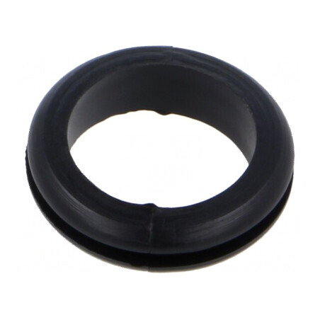 Manșon PVC Øorif montare 19mm Øorif 16mm negru 0÷80°C | Electronic-mag.ro | Componente Electronice
