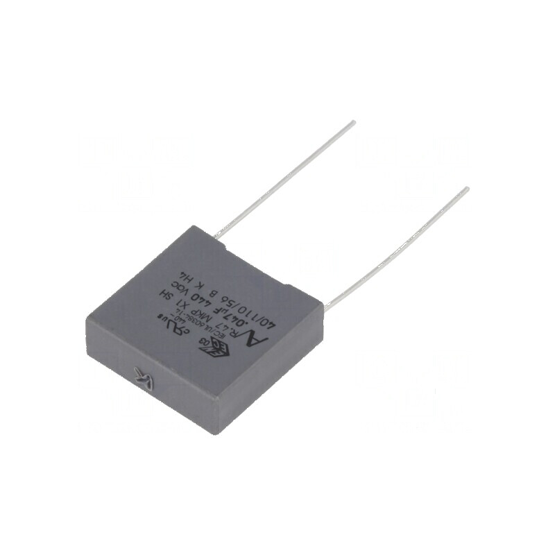 Condensator polipropilenă X1 R47 47nF 18x6x17,5mm THT pentru aplicații electrice | Electronic-mag.ro | Componente Electronice