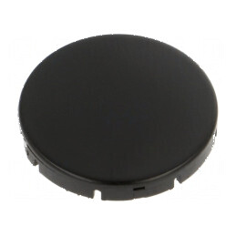 Lentilă neagră pentru buton RONTRON-R-JUWEL, Ø19,7mm | Electronic-mag.ro | Componente Electronice