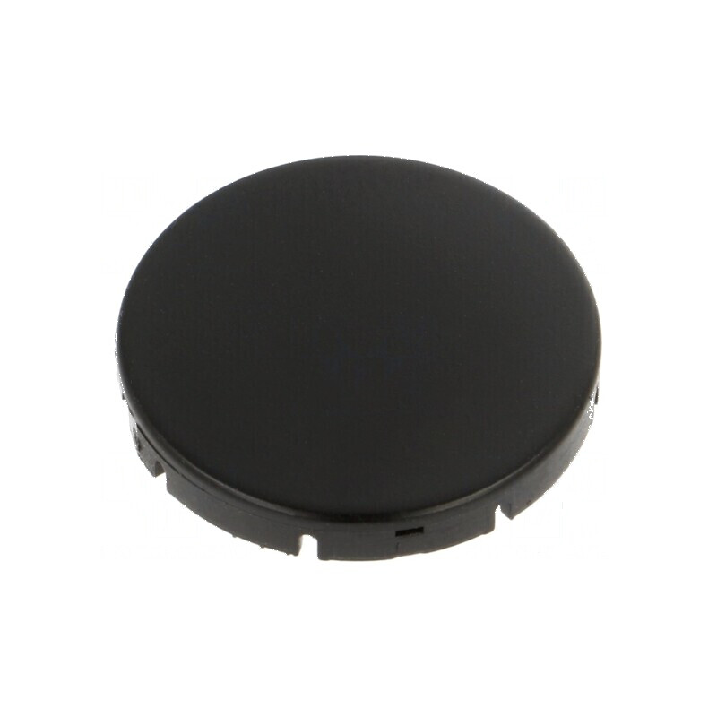 Lentilă neagră pentru buton RONTRON-R-JUWEL, Ø19,7mm | Electronic-mag.ro | Componente Electronice