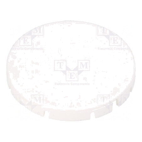 Lentilă Albă Ø19,7mm pentru Buton RONTRON-R-JUWEL | Electronic-mag.ro | Componente Electronice