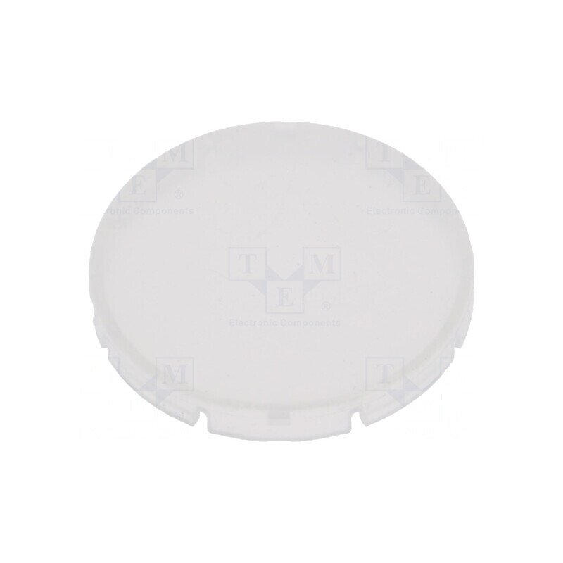 Lentilă Opal Alb Transparent pentru Buton RONTRON-R-JUWEL - Accesoriu de Înaltă Calitate | Electronic-mag.ro | Componente Electronice