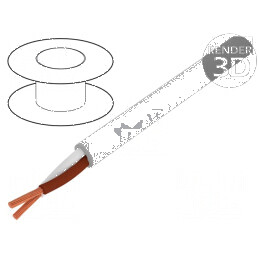 Cablu ELITRONIC® LIYY 2x0,14mm² Neecranat 250V, Litat Gri - Cabluri Electrice de Calitate Superioară | Electronic-mag.ro | Componente Electronice