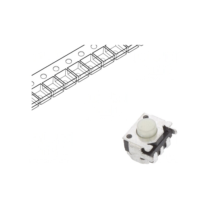 Microîntrerupător TACT SPST 2 Pozitii 0,05A/12VDC Fără 1,57N | Electronic-mag.ro | Componente Electronice Microîntrerupător TACT SPST 2 Pozitii 0,05A/12VDC Fără 1,57N | Electronic-mag.ro | Componente Electronice