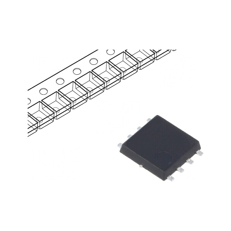Tranzistor N-MOSFET Unipolar 60V 17A 34W SOP8A - Componentă Electronică de Înaltă Performanță | Electronic-mag.ro | Componente Electronice