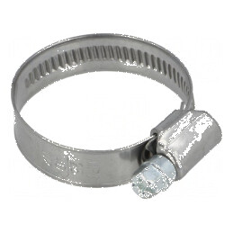 Colier de strângere cu şurub W 12mm, pentru crimpare 25-40mm DD W2 | Electronic-mag.ro | Componente Electronice