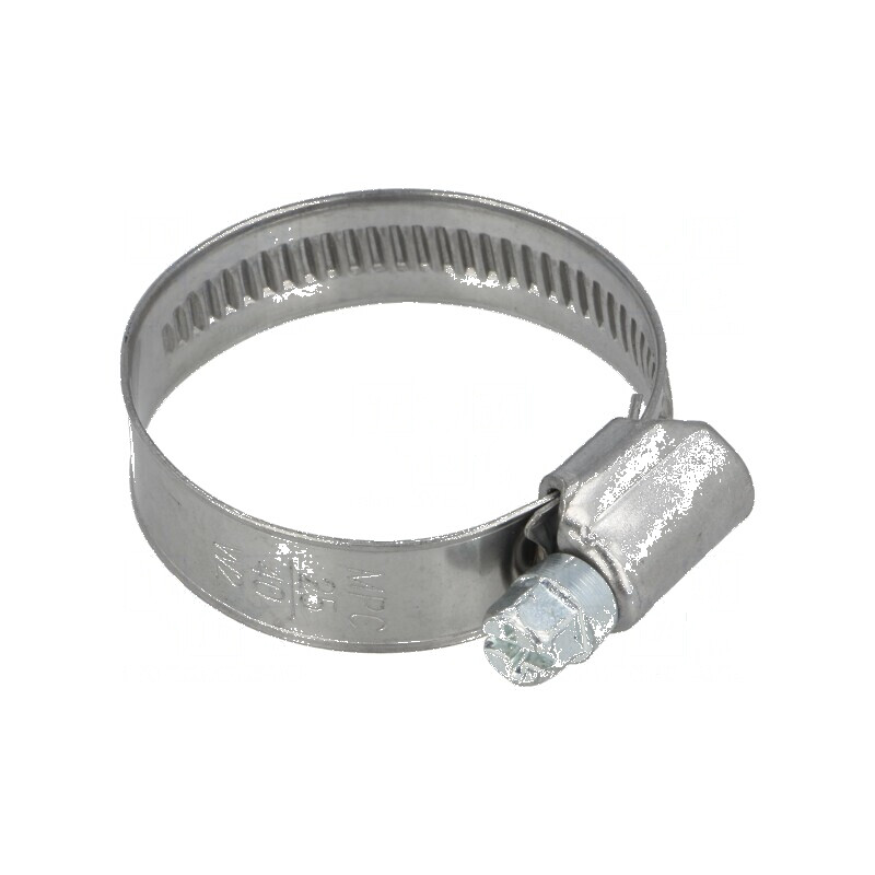 Colier de strângere cu şurub W 12mm, pentru crimpare 25-40mm DD W2 | Electronic-mag.ro | Componente Electronice