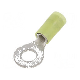Vârf inelar M6 cupru cositorit izolată pentru cabluri 2,5÷6mm² - temperatură operare -55÷105°C | Electronic-mag.ro | Componente Electronice