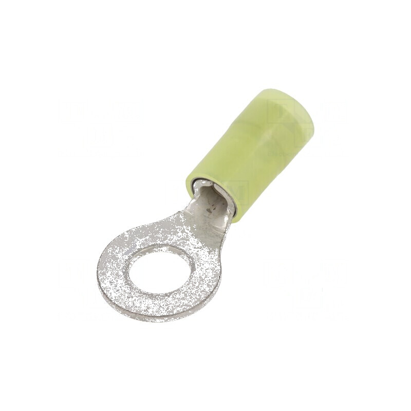 Vârf inelar M6 cupru cositorit izolată pentru cabluri 2,5÷6mm² - temperatură operare -55÷105°C | Electronic-mag.ro | Componente Electronice Vârf inelar M6 cupru cositorit izolată pentru cabluri 2,5÷6mm² - temperatură operare -55÷105°C | Electronic-mag.ro | Componente Electronice