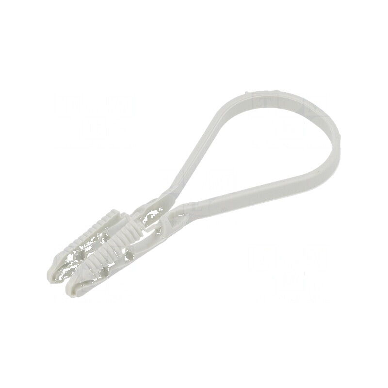 Clips tip curea Øbuclă 8-28mm, lățime 4mm, poliamidă gri deschis | Electronic-mag.ro | Componente Electronice Clips tip curea Øbuclă 8-28mm, lățime 4mm, poliamidă gri deschis | Electronic-mag.ro | Componente Electronice