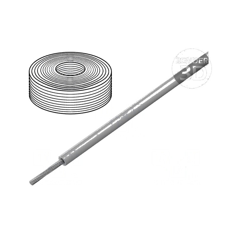 Cablu SiF 1x0,5mm2 cu litat din cupru LSZH, silicon gri, rezistent la temperaturi de -60 până la 180°C, 100m | Electronic-mag.ro | Componente Electronice Cablu SiF 1x0,5mm2 cu litat din cupru LSZH, silicon gri, rezistent la temperaturi de -60 până la 180°C, 100m | Electronic-mag.ro | Componente Electronice