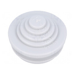 Manşon elastomer termoplastic TPE gri pentru grosime panou 1,5-4,5 mm | Electronic-mag.ro | Componente Electronice