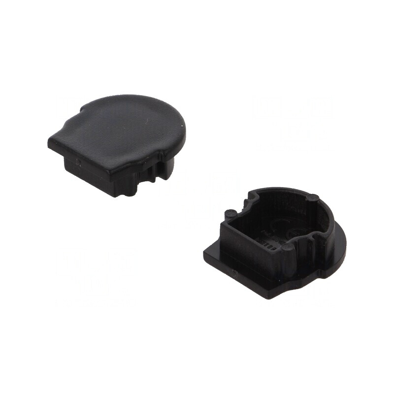 Obturator LED Profil Negru 2 Bucăți din ABS UNI12 - Accesorii pentru Iluminat Profesional | Electronic-mag.ro | Componente Electronice Obturator LED Profil Negru 2 Bucăți din ABS UNI12 - Accesorii pentru Iluminat Profesional | Electronic-mag.ro | Componente Electronice