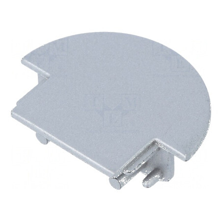 "Obturator pentru Profile LED Argintii - Set de 2 Bucăți din ABS GROOVE14" | Electronic-mag.ro | Componente Electronice