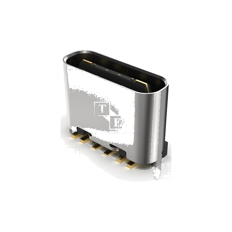 Conector USB C Soclu SMT PIN 6 Verticale Top Board Mount 3A - Componente Electronice | Electronic-mag.ro | Componente Electronice Conector USB C Soclu SMT PIN 6 Verticale Top Board Mount 3A - Componente Electronice | Electronic-mag.ro | Componente Electronice