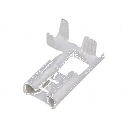 Terminal plat 6,3mm 0,8mm mamă pentru cablu 1÷2,5mm², crimpat | Electronic-mag.ro | Componente Electronice