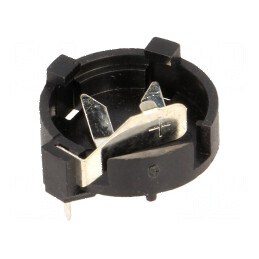 Soclu pentru baterii BR1220/CR1220, compatibil cu baterii tip Nr. 1 | Electronic-mag.ro | Componente Electronice
