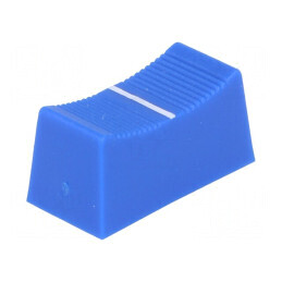 Buton Rotativ Glisor Albastru 23x11x11mm cu Lățime Glisor 4mm | Electronic-mag.ro | Componente Electronice